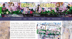 Desktop Screenshot of ecotopiabiketour.net